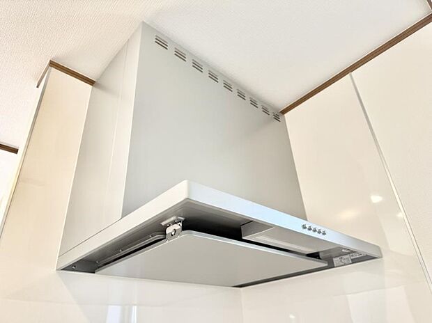 ■調理時の蒸気や匂いが換気扇に誘導され、効率的に排煙ができます。