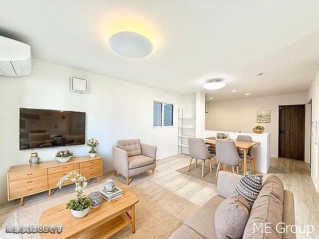 ■心落ち着く場所、ゆったり過ごせるリビング