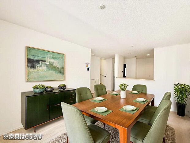 ■心落ち着く場所、ゆったり過ごせるリビング