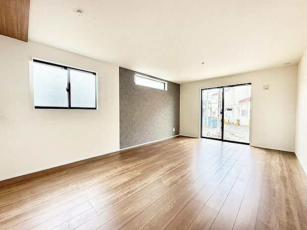 ■くつろぎと笑顔が集まる、心温まるリビング