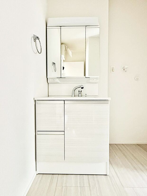 ■お洒落で清潔感のある洗面所