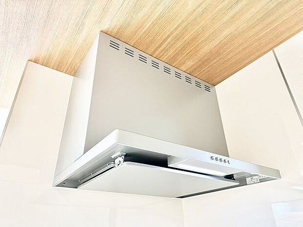 ■調理時の蒸気や匂いが換気扇に誘導され、効率的に排煙ができます。