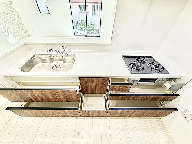 ■料理がもっと楽しくなる、快適なキッチン空間