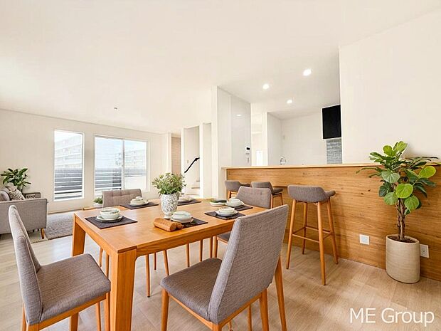 ■さりげないデザインが日常をセンスよく演出※家具はCGです