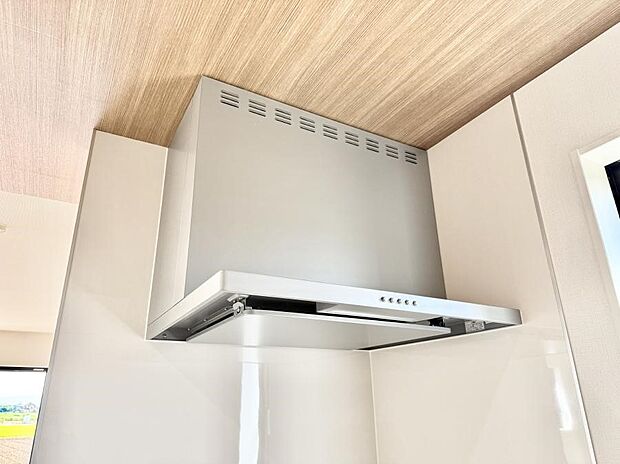 ■調理時の蒸気や匂いが換気扇に誘導され、効率的に排煙ができます。