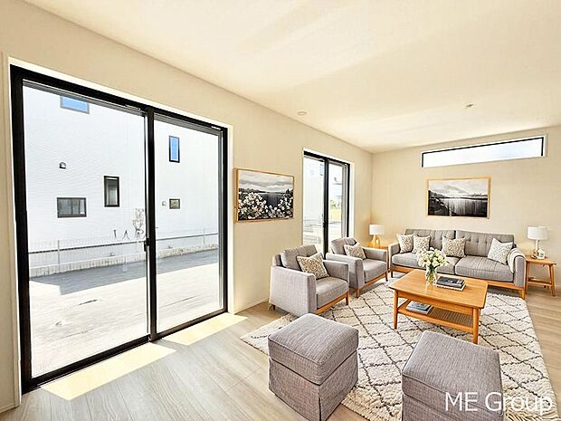 ■家具の配置がしやすく模様替えも楽しめる空間※家具はCGです