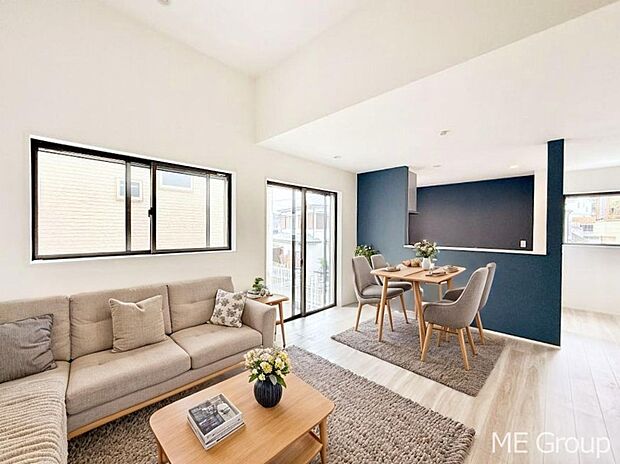 ■さりげないデザインが日常をセンスよく演出※家具はCGです