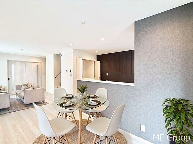 ■さりげないデザインが日常をセンスよく演出※家具はCGです