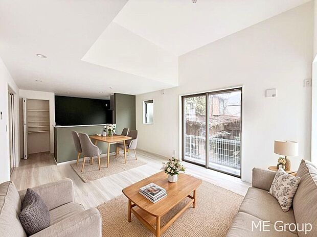 ■さりげないデザインが日常をセンスよく演出※家具はCGです