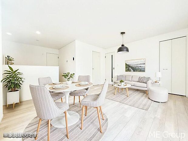 ■心落ち着く場所、ゆったり過ごせるリビング