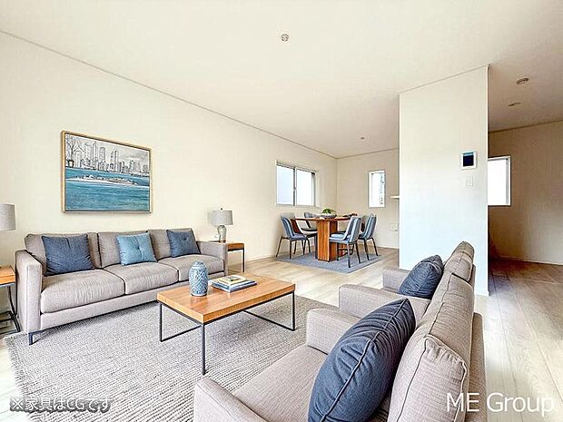 ■くつろぎと笑顔が集まる、心温まるリビング