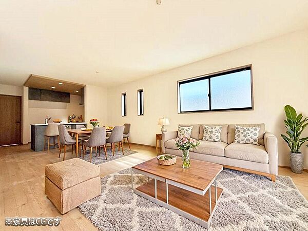 2号棟  ■くつろぎと笑顔が集まる、心温まるリビング
