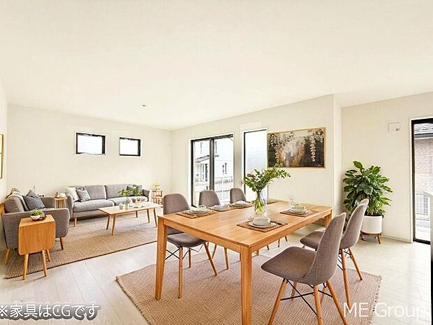 ■心落ち着く場所、ゆったり過ごせるリビング