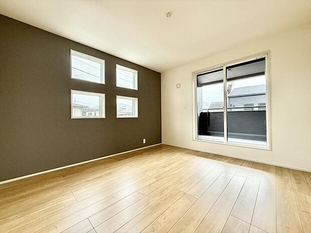 ■お洒落なアクセントクロスが素敵です