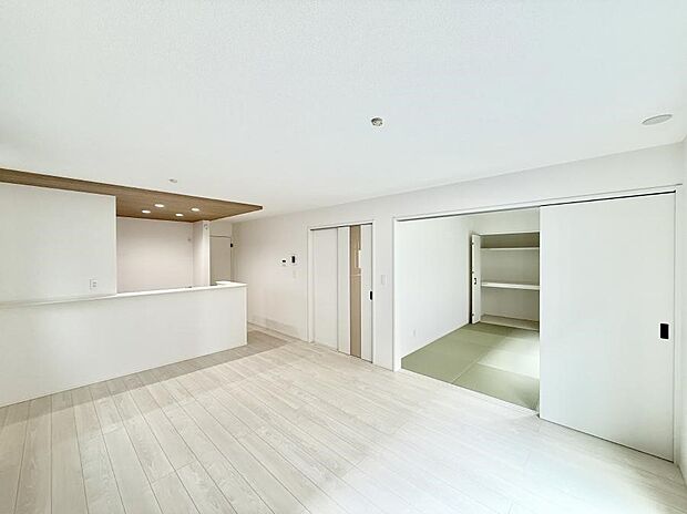 ■家族が自然と集まり、楽しい時間を過ごせるリビング