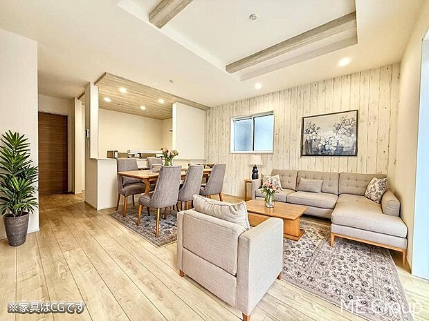 ■心落ち着く場所、ゆったり過ごせるリビング