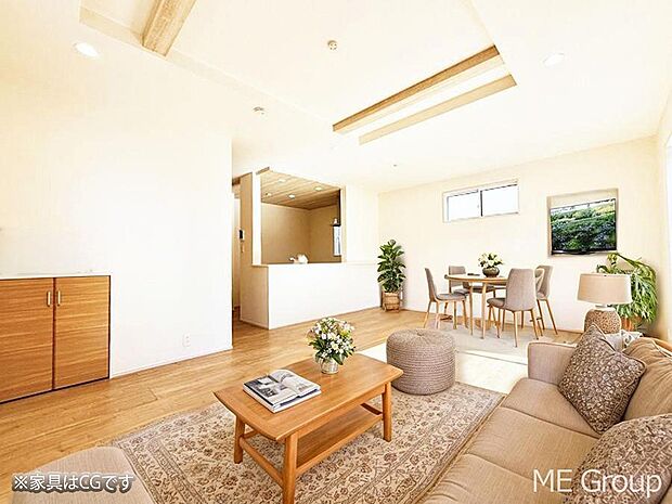 ■心落ち着く場所、ゆったり過ごせるリビング