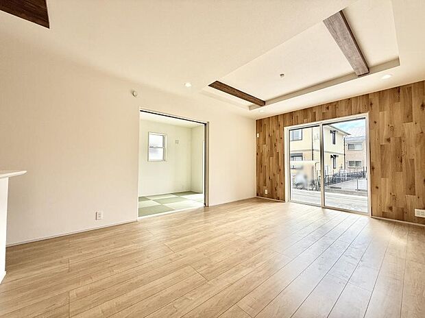 ■くつろぎと笑顔が集まる、心温まるリビング