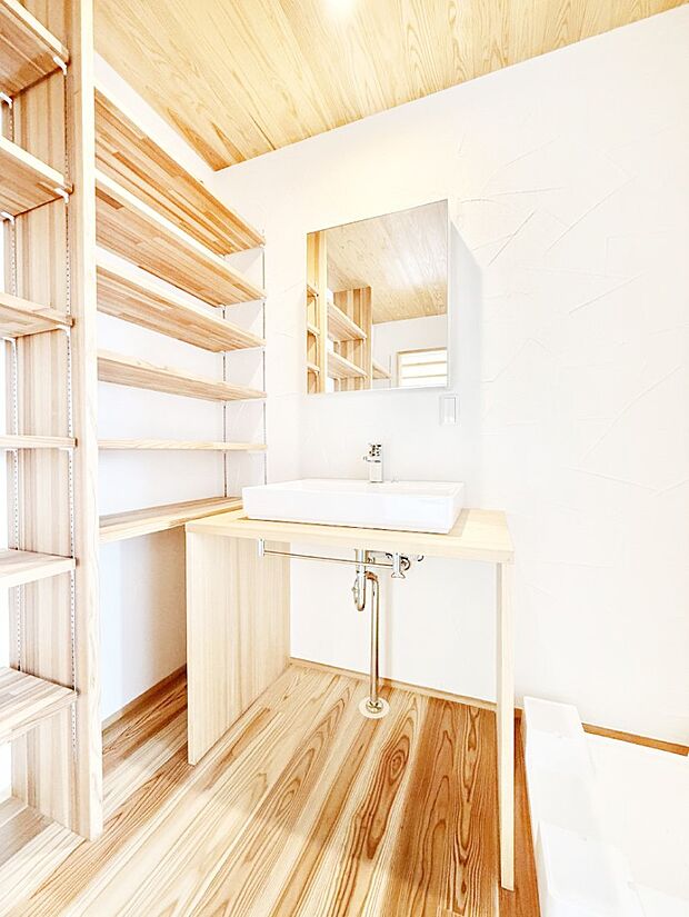 ■お洒落で清潔感のある洗面所