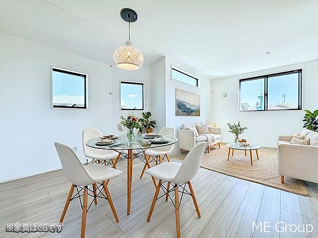 ■くつろぎと笑顔が集まる、心温まるリビング