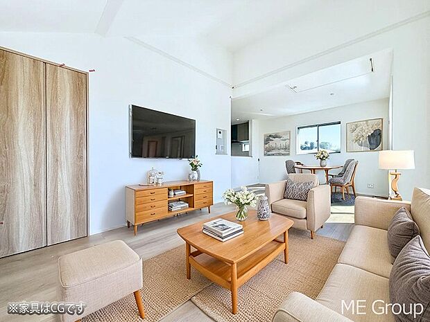 ■心落ち着く場所、ゆったり過ごせるリビング