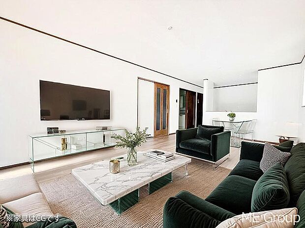 ■家族の笑顔があふれる、くつろぎの空間