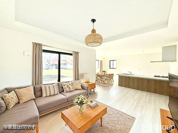 ■心落ち着く場所、ゆったり過ごせるリビング