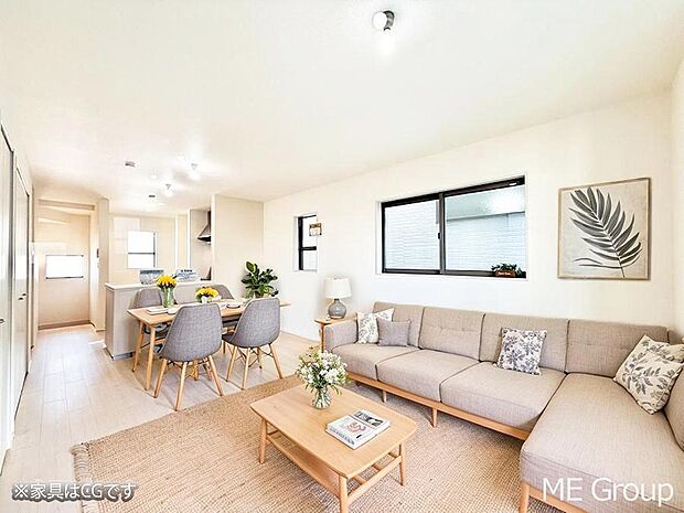 ■心落ち着く場所、ゆったり過ごせるリビング