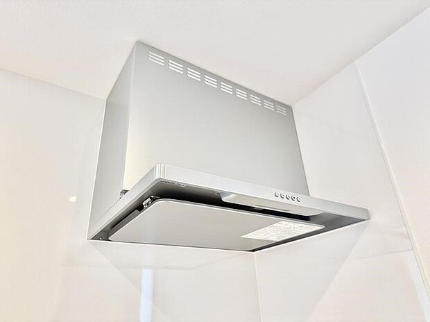 ■調理時の蒸気や匂いが換気扇に誘導され、効率的に排煙ができます。