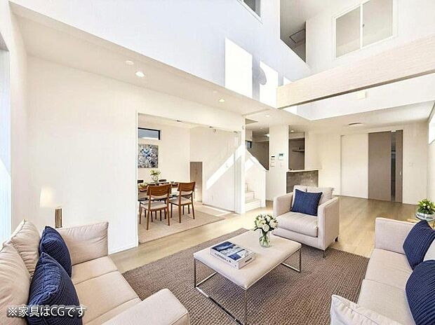 ■くつろぎと笑顔が集まる、心温まるリビング