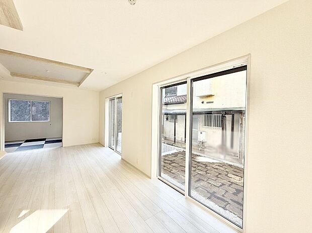 ■家族が自然と集まり、楽しい時間を過ごせるリビング