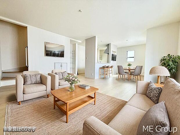 ■心落ち着く場所、ゆったり過ごせるリビング