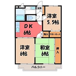 間取図画像 3DK