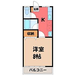 間取図画像 1K