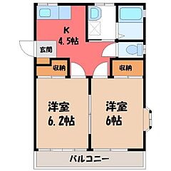 物件の間取り