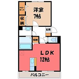 間取図画像 1LDK