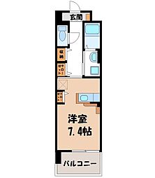 間取図画像 1K