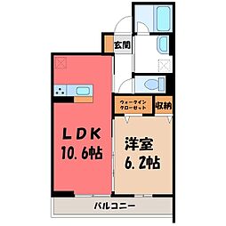 TORISIAS ゆいの杜6丁目 B棟 2階/-