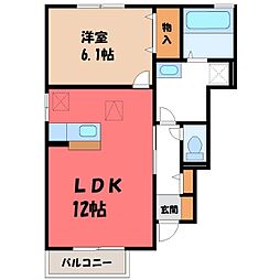 エクレール下栗 A 1階/-