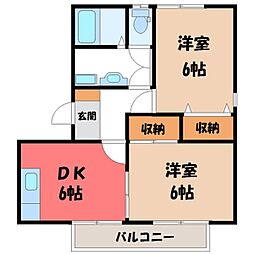 間取図画像 2DK