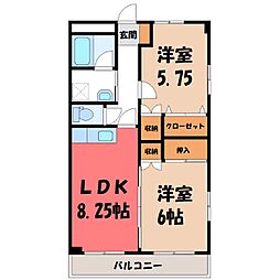 サンホークハイツ 2階