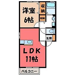 間取図画像 1LDK