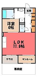 スイートモダン東宿郷3丁目新築マンション 1LDKの間取図画像