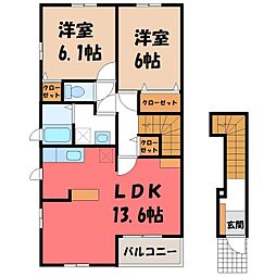 アン・ボヌール A 2階