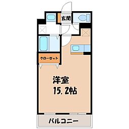 宇都宮芳賀ライトレール線 駅東公園前駅 徒歩6分 4階/-