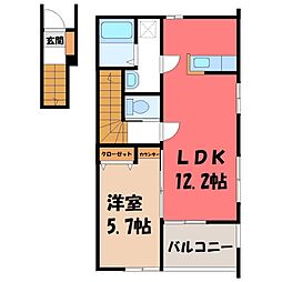 東武日光線 新鹿沼駅 徒歩9分 2階/-
