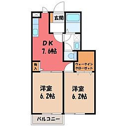 JR東北本線 石橋駅 バス27分 荒田下車 徒歩10分