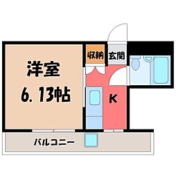 OMレジデンス宇都宮 2階/-