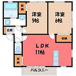 サンハイツアーデル B 1階/-