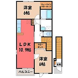 シャトーハイツ B 2階